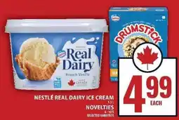 Food Basics Nestlé Real Dairy Ice Cream & Novelties offer