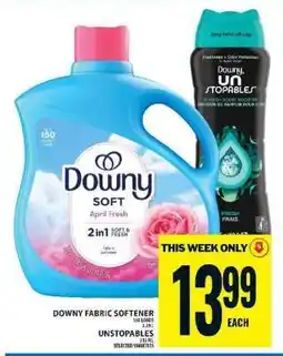 Food Basics Downy Fabric Softener / Unstopables offer