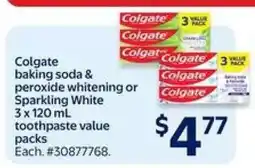 Walmart Colgate Toothpaste Value Pack offer