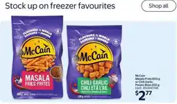 Walmart McCain Masala Fries or Chili Garlic Potato Bites offer
