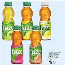 Walmart Fuze iced tea offer
