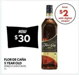 Real Canadian Liquorstore Flor de Caña 5 Year Old offer