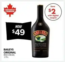 Real Canadian Liquorstore BAILEYS ORIGINAL offer