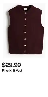 H&M Fine-Knit Vest offer