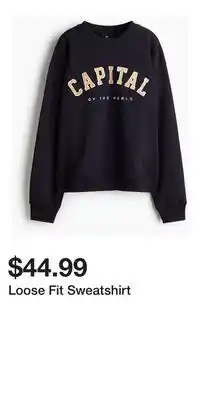 H&M Loose Fit Sweatshirt offer