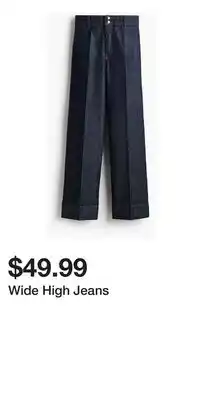 H&M Wide High Jeans offer