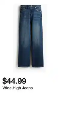 H&M Wide High Jeans offer