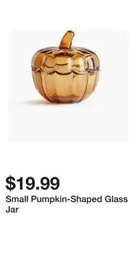 H&M Small Pumpkin-Shaped Glass Jar offer