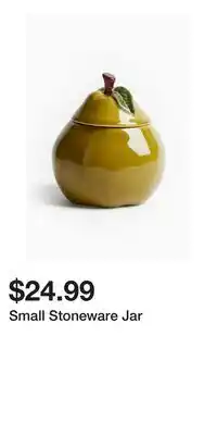 H&M Small Stoneware Jar offer