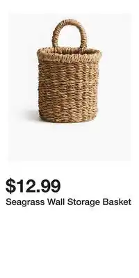 H&M Seagrass Wall Storage Basket offer