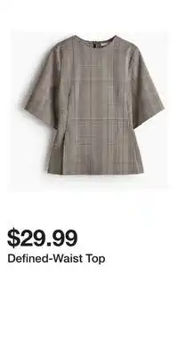 H&M Defined-Waist Top offer