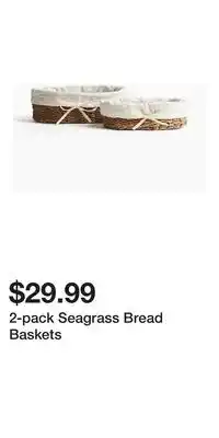 H&M 2-pack Seagrass Bread Baskets offer