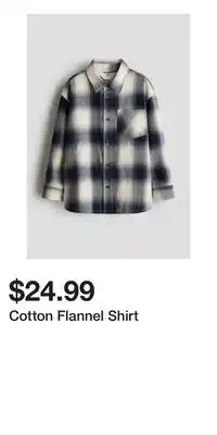 H&M Cotton Flannel Shirt offer
