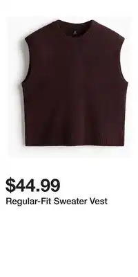 H&M Regular-Fit Sweater Vest offer