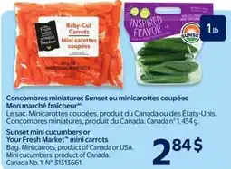 Walmart Sunset mini cucumbers offer