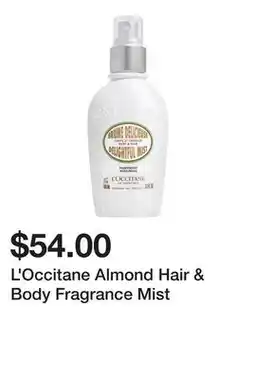 Sephora L'Occitane Almond Hair & Body Fragrance Mist offer