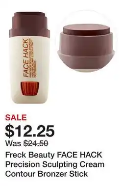 Sephora Freck Beauty FACE HACK Precision Sculpting Cream Contour Bronzer Stick offer