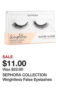 Sephora SEPHORA COLLECTION Weightless False Eyelashes offer