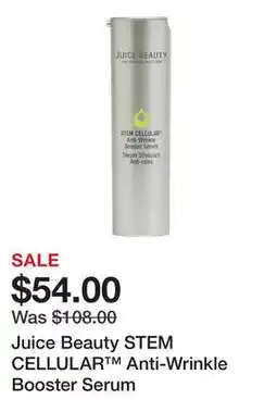 Sephora Juice Beauty STEM CELLULAR Anti-Wrinkle Booster Serum offer