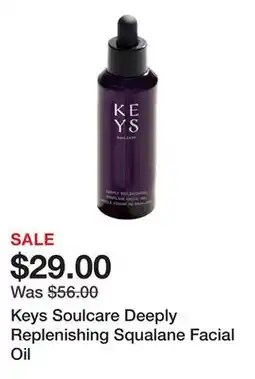 Sephora Keys Soulcare Deeply Replenishing Squalane Facial Oil offer