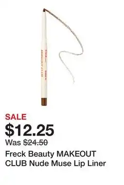 Sephora Freck Beauty MAKEOUT CLUB Nude Muse Lip Liner offer