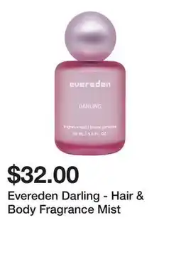 Sephora Evereden Darling - Hair & Body Fragrance Mist offer