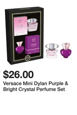 Sephora Versace Mini Dylan Purple & Bright Crystal Perfume Set offer