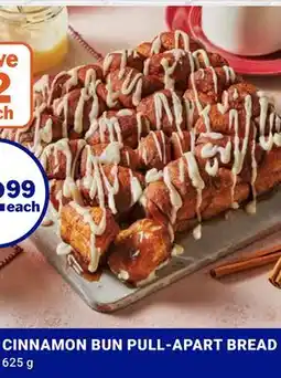 M & M Food Market Cinnamon Bun Pull-Apart Bread offer