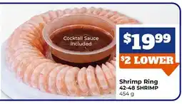 M & M Food Market Shrimp Ring 42-48 SHRIMP 454 g offer