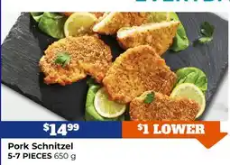 M & M Food Market Pork Schnitzel offer