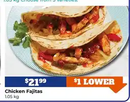 M & M Food Market Chicken Fajitas 1.05 kg offer