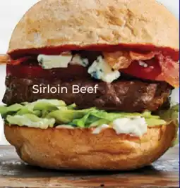 M & M Food Market Sirloin Beef Burgers offer