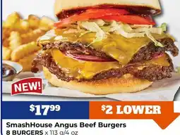 M & M Food Market SmashHouse Angus Beef Burgers offer