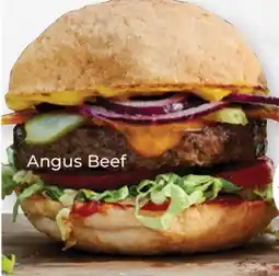 M & M Food Market Angus Beef Burgers offer