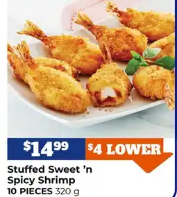 M & M Food Market Stuffed Sweet 'n Spicy Shrimp 10 PIECES 320 g offer
