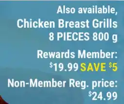 M & M Food Market Chicken Breast Grills 8 PIECES 800 g offer