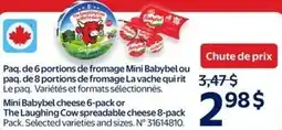 Walmart Mini Babybel cheese or The Laughing Cow spreadable cheese offer