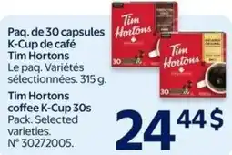 Walmart Tim Hortons coffee K-Cup offer