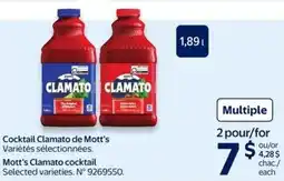 Walmart Mott's Clamato cocktail offer