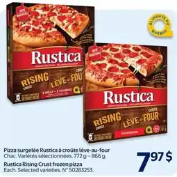Walmart Rustica Rising Crust frozen pizza offer