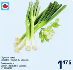 Walmart Green onions offer