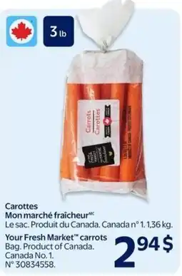Walmart Your Fresh Market Carrots offer