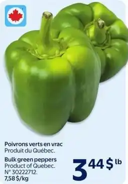 Walmart Bulk green peppers offer