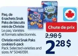Walmart Christie mini Snak Paks cookies offer