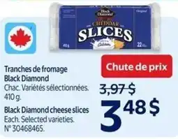 Walmart Black Diamond cheese slices offer