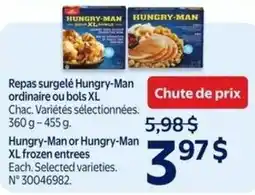 Walmart Hungry-Man or Hungry-Man XL frozen entrees offer