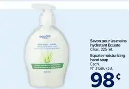 Walmart Equate moisturizing hand soap offer