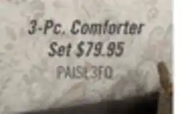 The Brick Indie Paisley 3-Piece Full/Queen Comforter Set - White offer