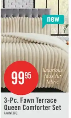 The Brick Fawn Terrace 3-Piece Full/Queen Comforter Set - Warm Caramel offer