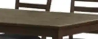 The Brick Devon Dining Table, Wood, 60W - Dark Brown offer